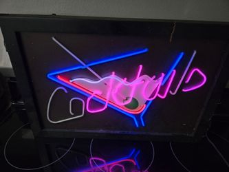 Old school glass neon