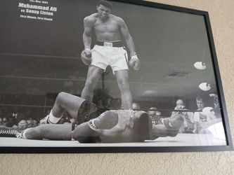 Muhammed Ali wall art 37 inches side to side