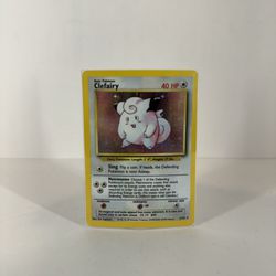 Clefairy Base Set - Pokémon TCG (5/102) Holo Unlimited Holo Rare