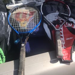  Very Nice Carbine Tennis Racket With Covers Only $20 Each