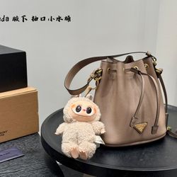 Prada drawstring handbag for ladies - small water bucket bag for carrying water