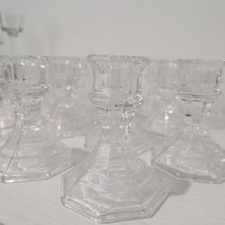 Glass Candle Holders 
