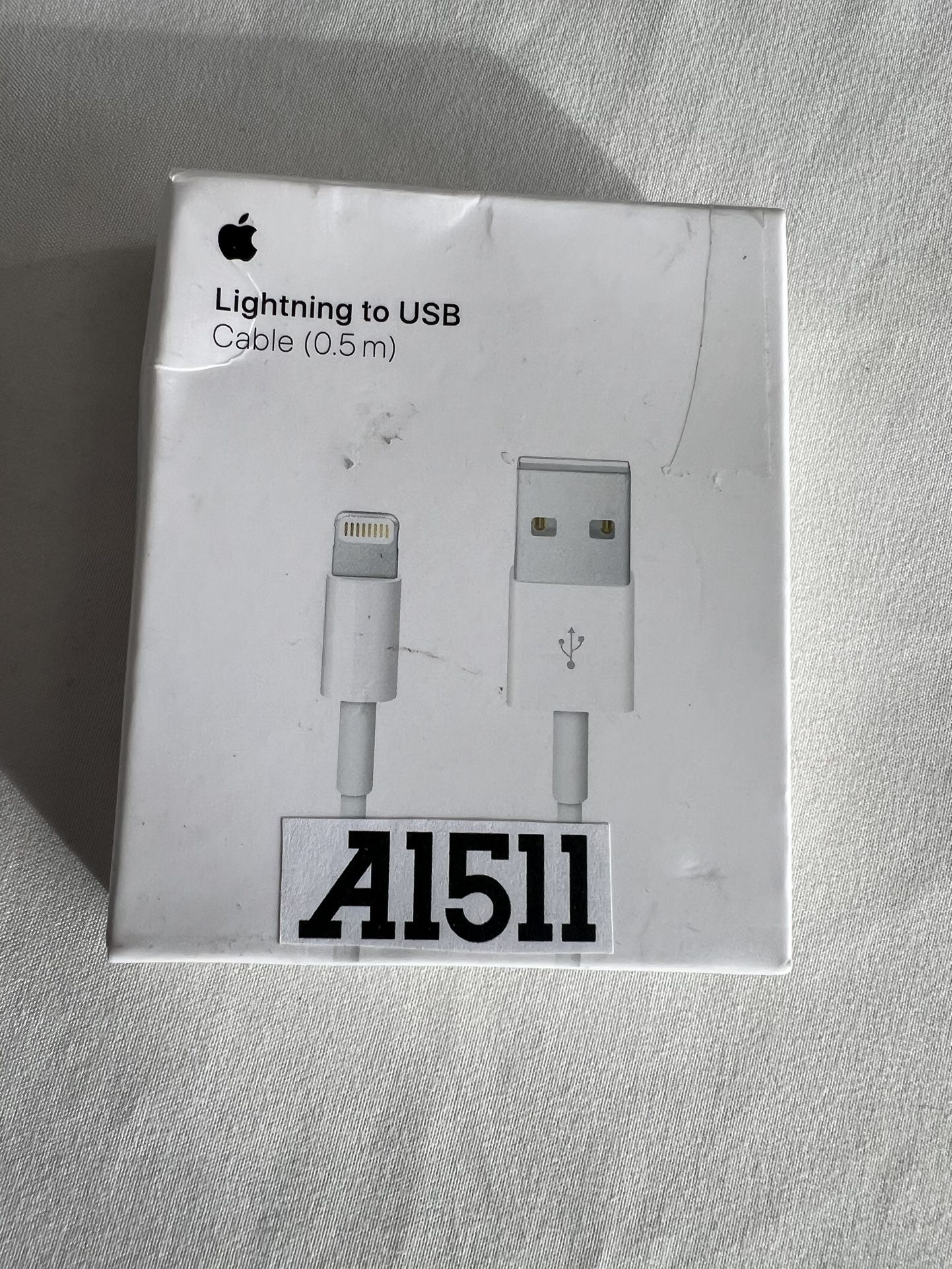 Apple Lightning to USB Cable 0.5M # A1511 ME291AM/A