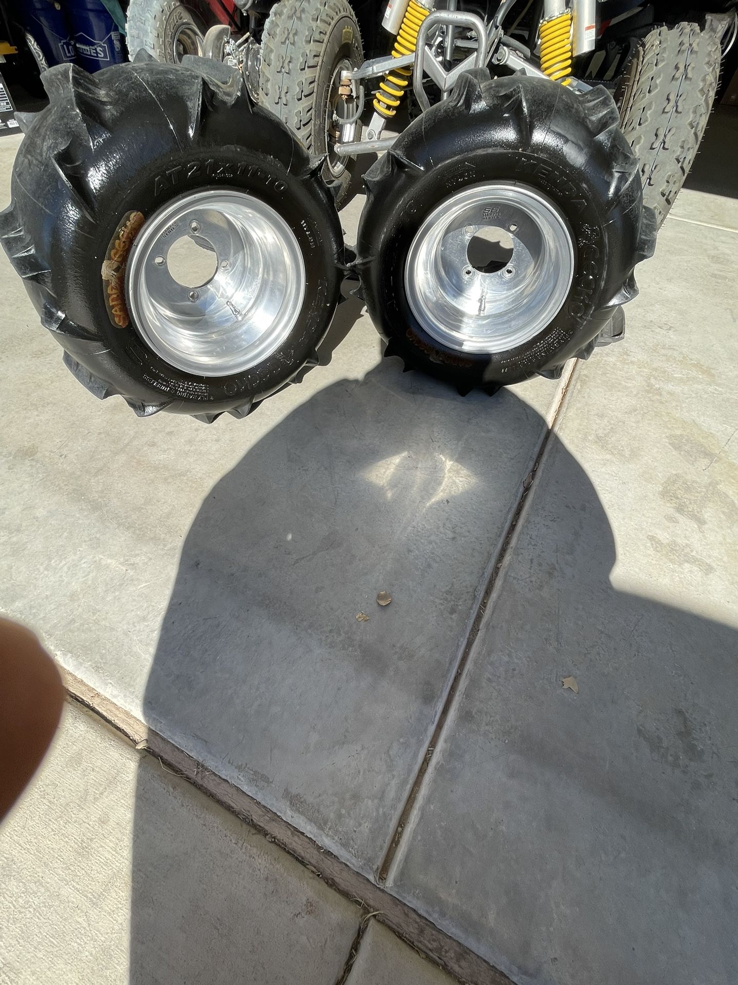 ATV Sand Gecko Paddle wheels and Tires