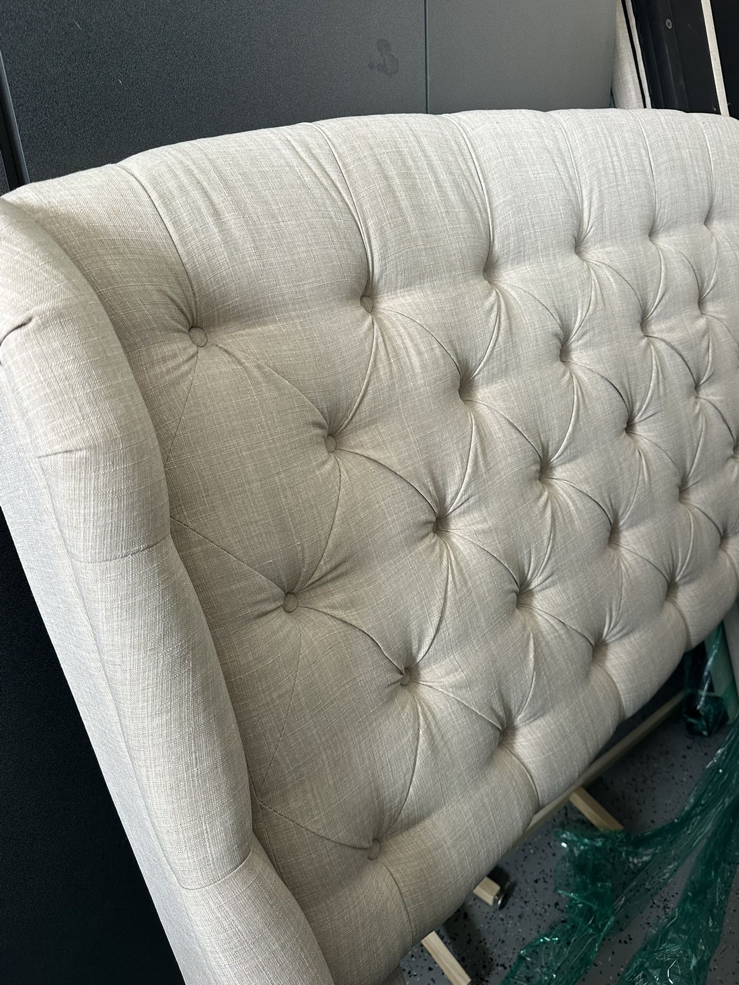 Queen bed frame With Box Spring