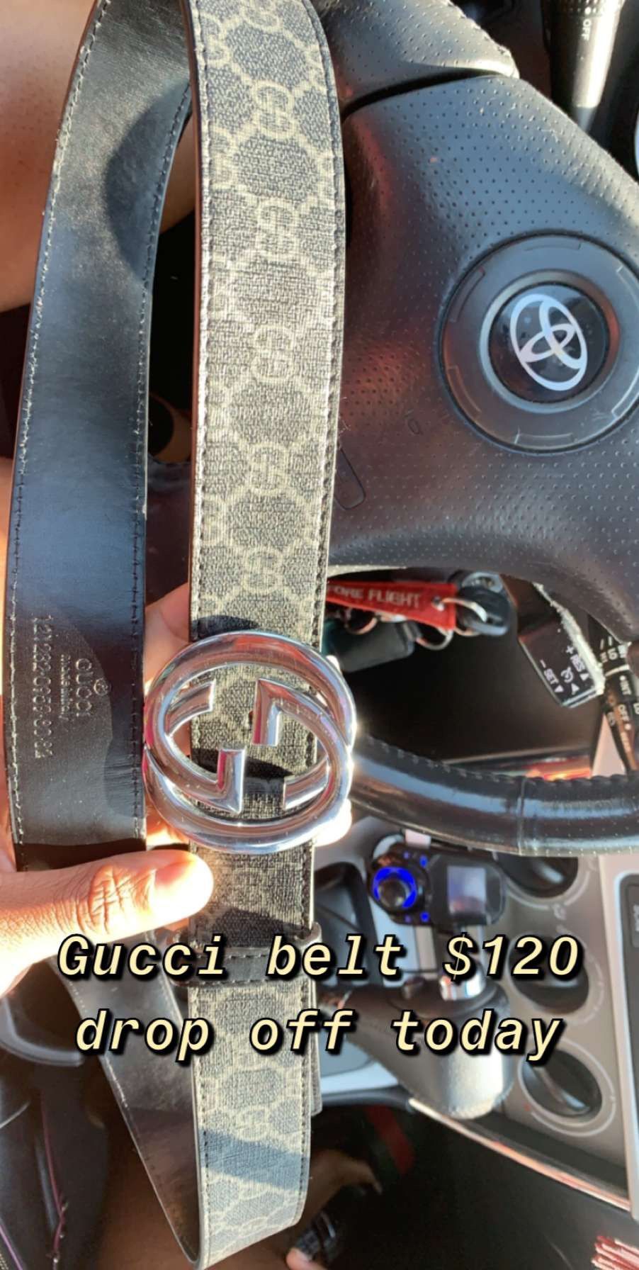 Authentic Gucci belt