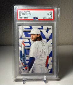 2020 Topps SP Bo Bichette PSA 9 RC BLUE JAYS