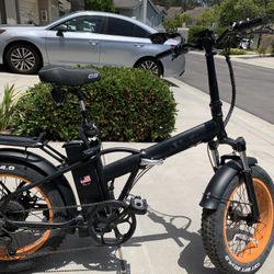 Two 500 Watt Folding Fat Tire Electric Bicycles
