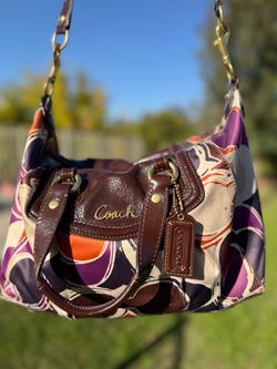 Coach fall signature print