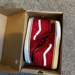 Men’s Red Vans 