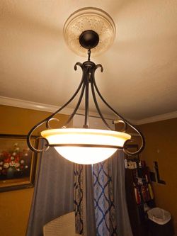 Forged bronze Chandelier