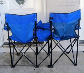 Ruff hewen double folding chairs with cooler