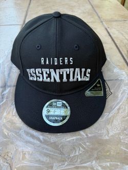 NEW ERA RAIDERS ESSENTIALS SNAPBACK HAT NEW