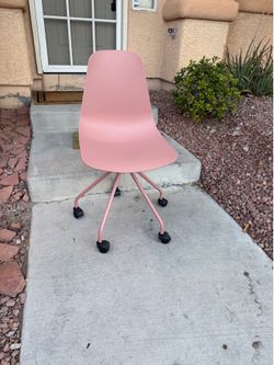 Pink office chair
