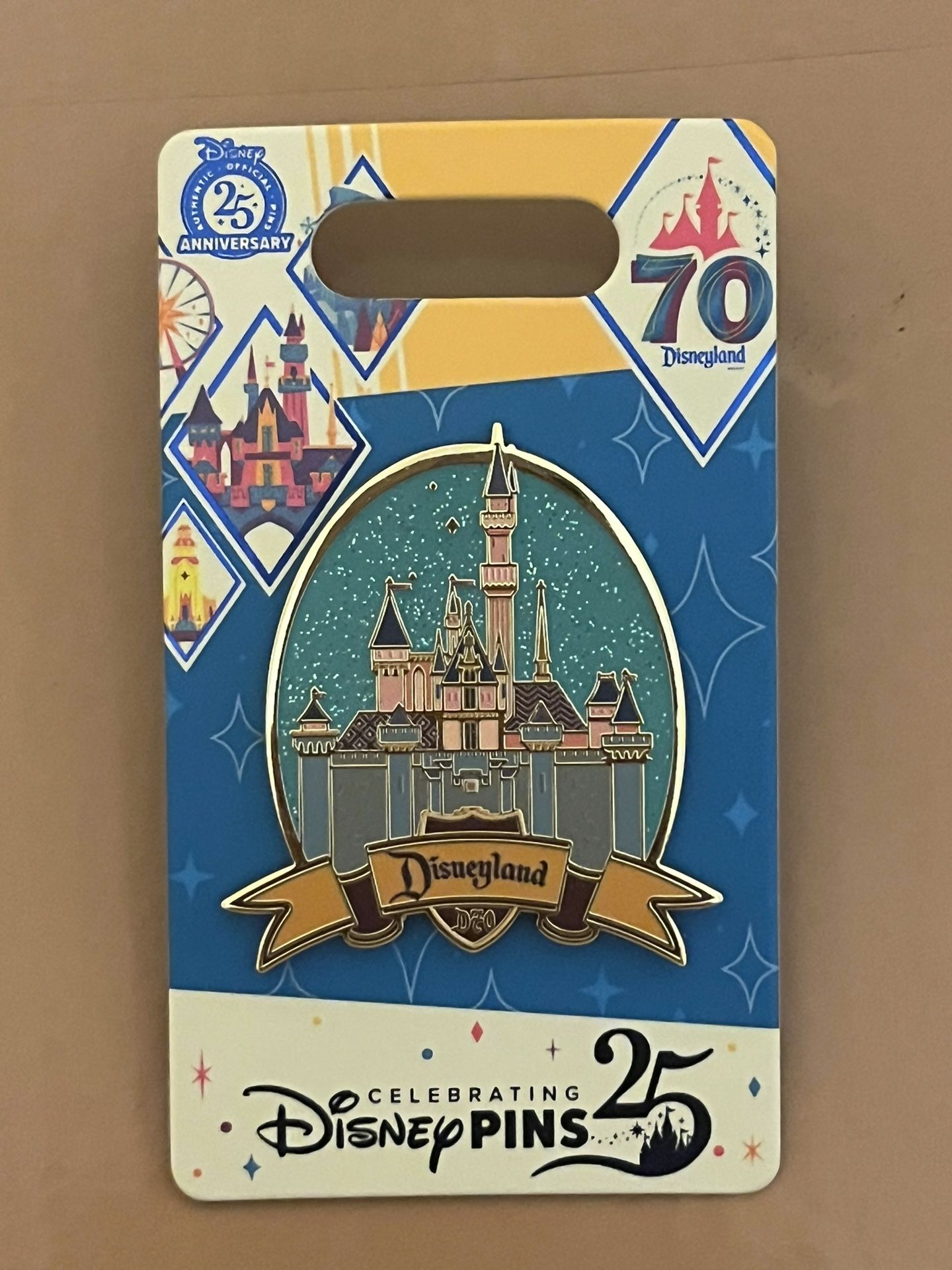 Disney Pins (Celebrating 25) (Disneyland 70th Anniversary)