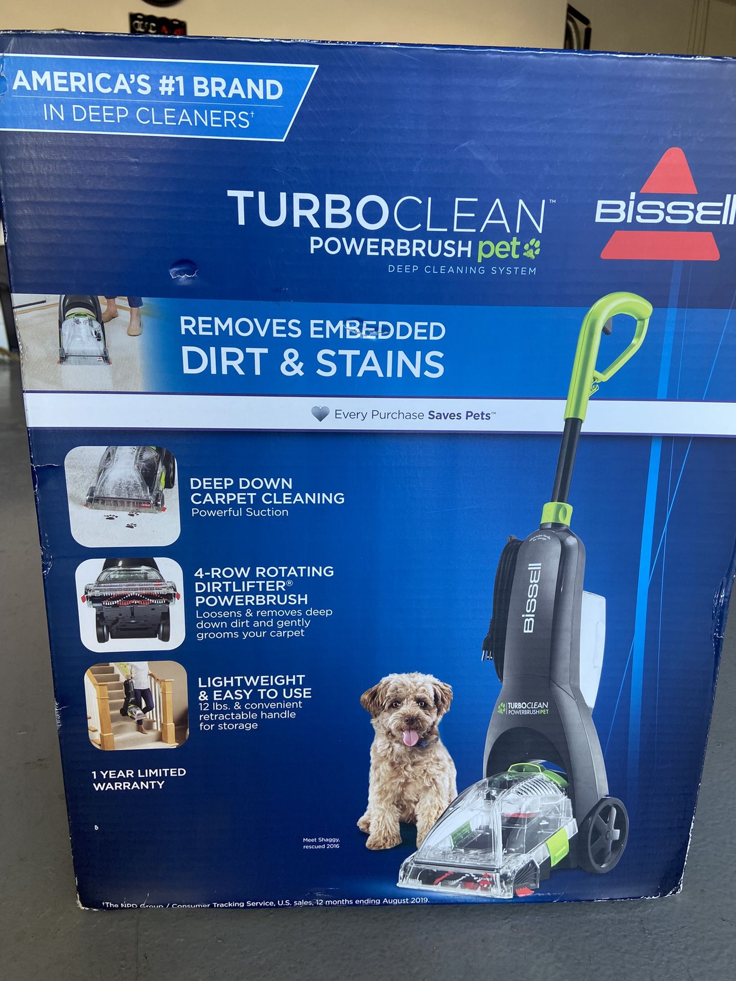 Brand New Never Opened New Turbo clean Power Brush Pet Deep Cleaning Carpet System
