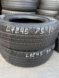 LT245/75r17 Two Nexen Tires In Great Shape