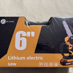 6” Lithium Electric chainsaw