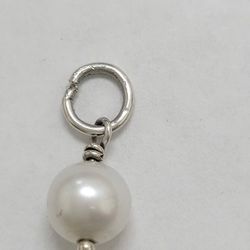 James Avery Cultured Pearl Bead silver Charm