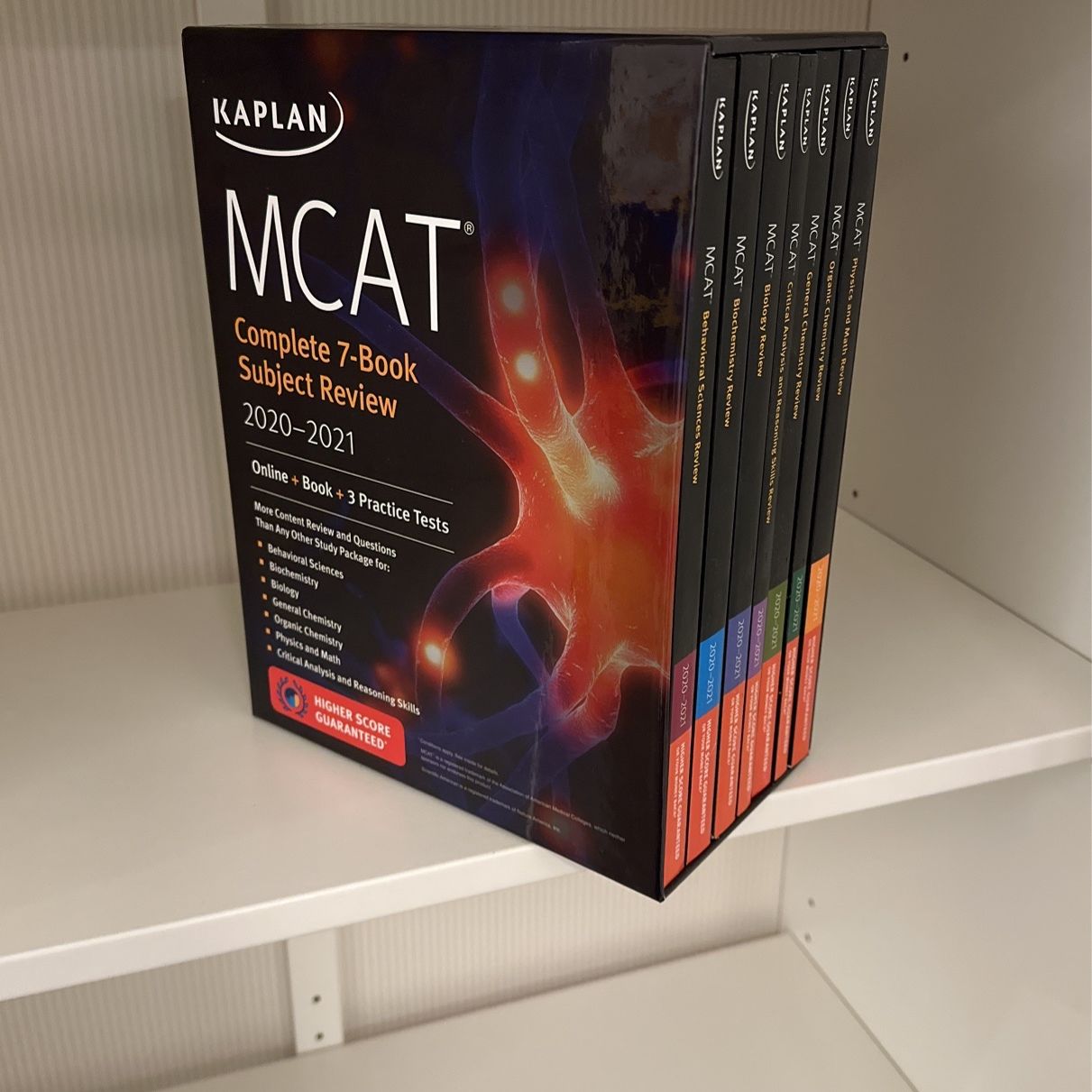 2020-2021 Kaplan MCAT Complete 7-Book Subject Review for Sale in 