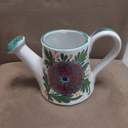 Handpainted Italian Watering Pot