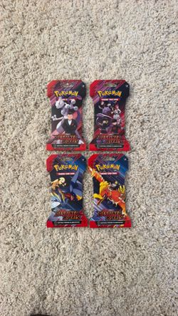 Destined Rivals, 4 Sleeved Booster Art Set, Pokemon