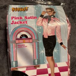 Pink Satin Jacket Halloween Costume