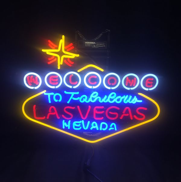 Neon sign Welcome to Fabulous Las Vegas Nevada 24”x19” NEW in box for Sale in Riverside, CA ...