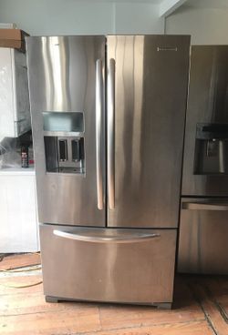 Kitchen Aid Three a Door a Refrigerator