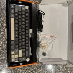 RK ROYAL KLUDGE R65 Wired Gaming Keyboard with Volume Knob, 60% Percent RGB Backlit Mechanical Keyboard Gasket Mount with PBT Keycaps, MDA Profile, QM