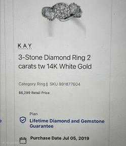 Beautiful 2 CT Diamond Ring