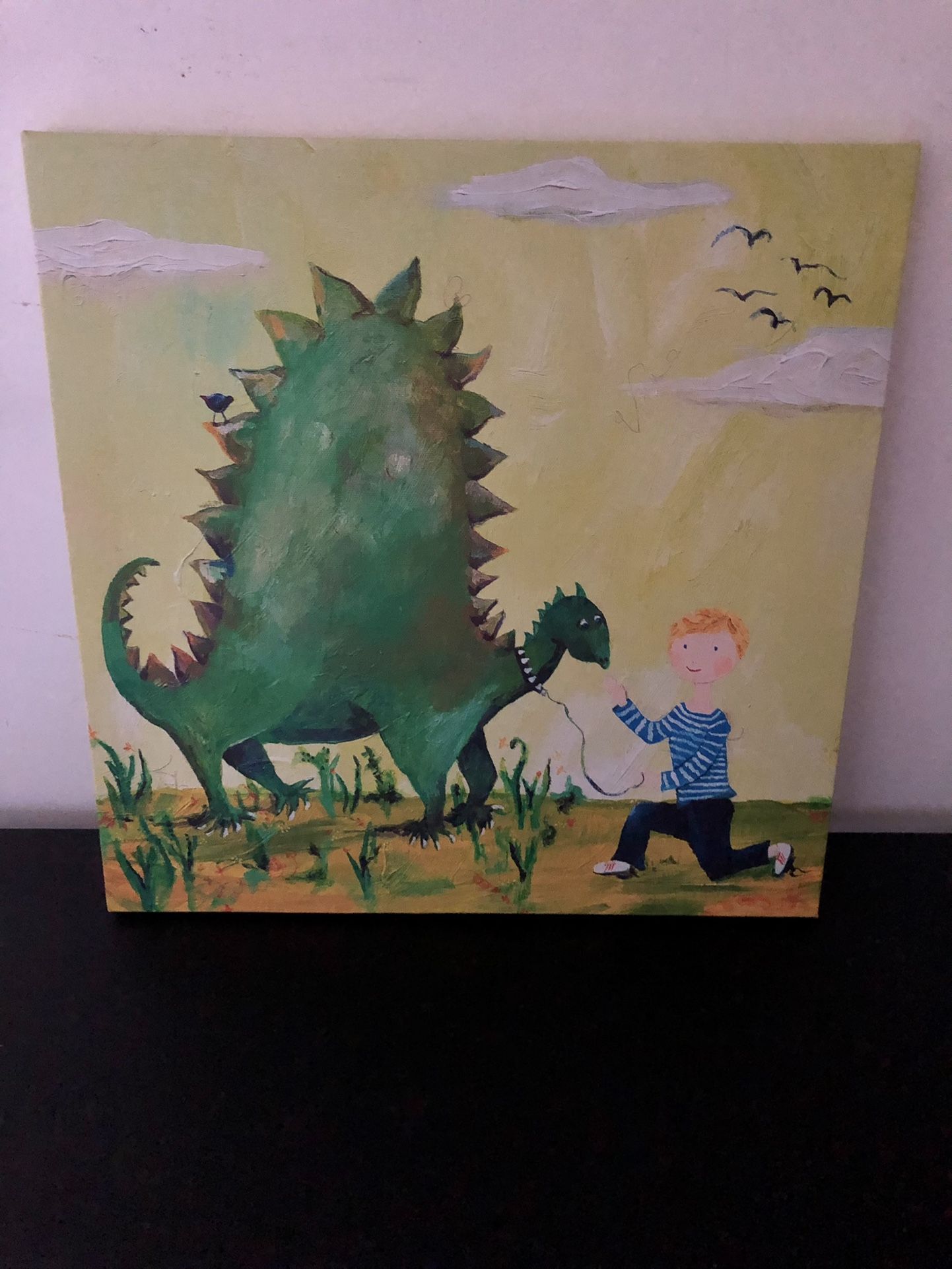 Dinosaur Stretched Canvas Kids Print