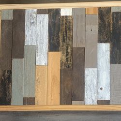 Handmade Recycled Wood Art