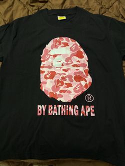 BAPE By Bathing Ape Pink Camo kiss Tee Size L