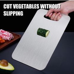Cutting Boards for kitchen, Titanium Cutting Board, Stainless Steel Cutting Board, Titanium Cutting Boards for Cutting Vegetables And Meat