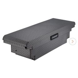Husky Crossover Truck Tool Box in Aluminum w/ Low-Profile, 61 in. Mid-Size, in Graphite