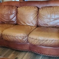 Leather Couch And Loveseat