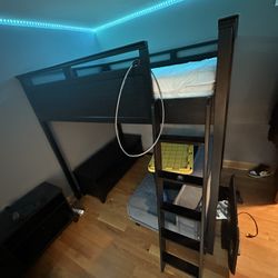 Pottery Barn Hampton Loft Bed And Loveseat