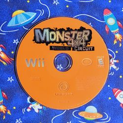 Monster 4x4 World Circuit Nintendo Wii Wii U Backwards Compatible Disc Only Tested Works!
