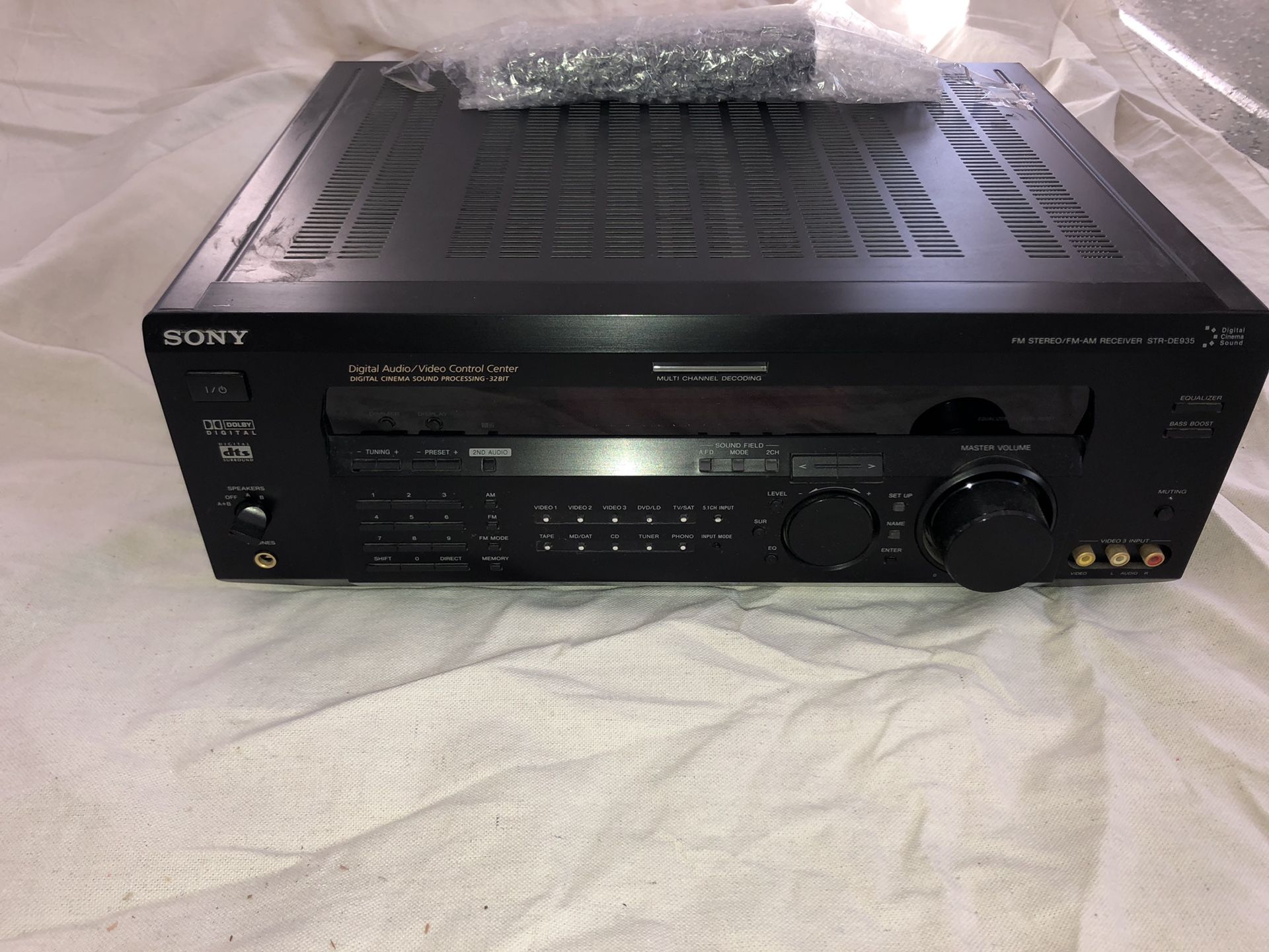 Sony STR-DE935 Audio Video 5.1 Receiver
