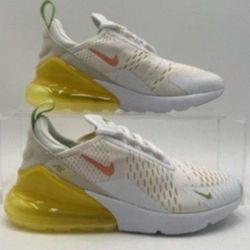 Nike Air Max 270 White Crimson Bliss Athletic DV2184 100.  Women's Size 6