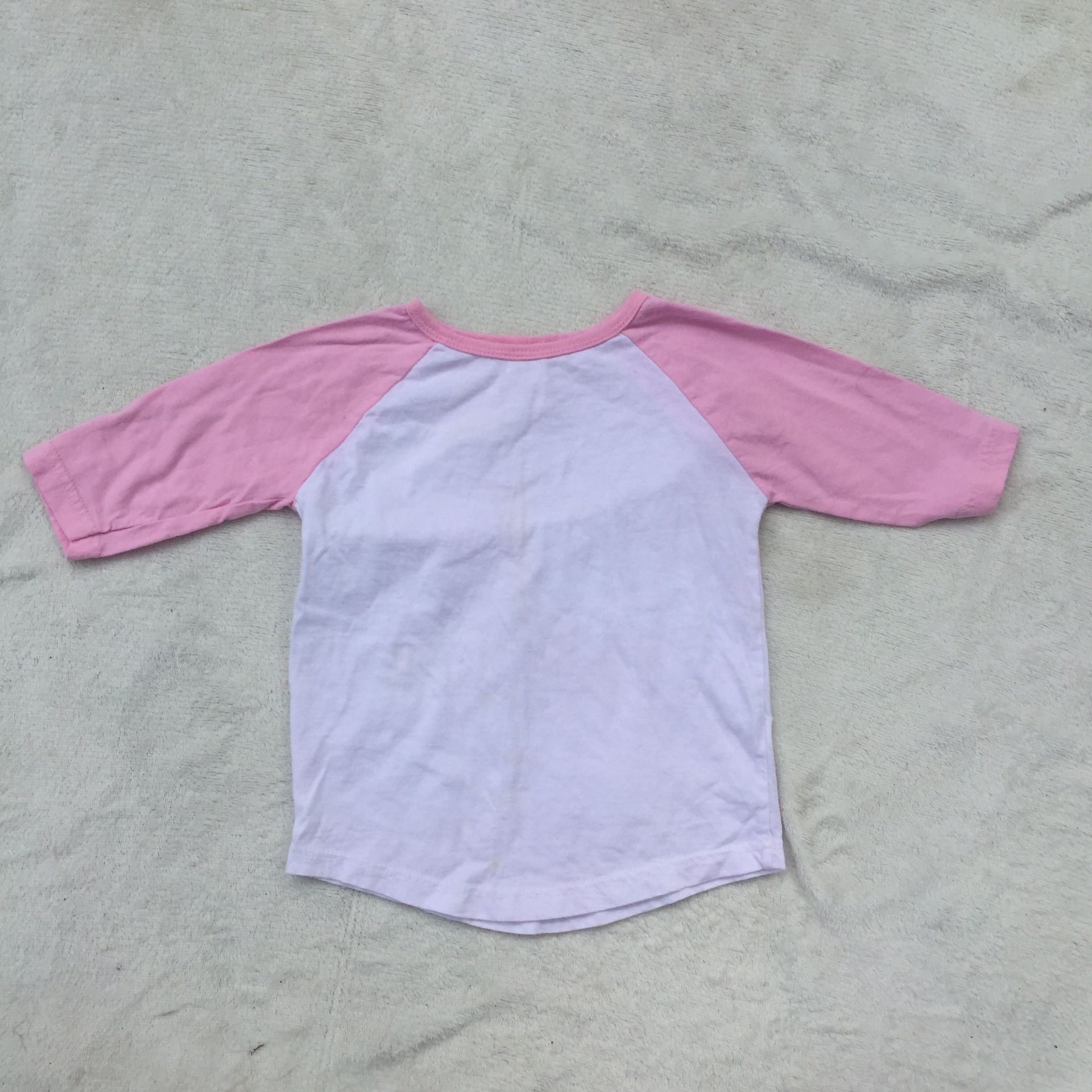 Creations By Grace Pink Baseball Tee