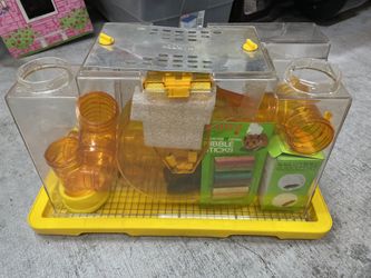 Hamster Cage + Extras