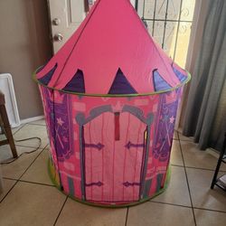 Kids Play Tent Rose Red Castle 