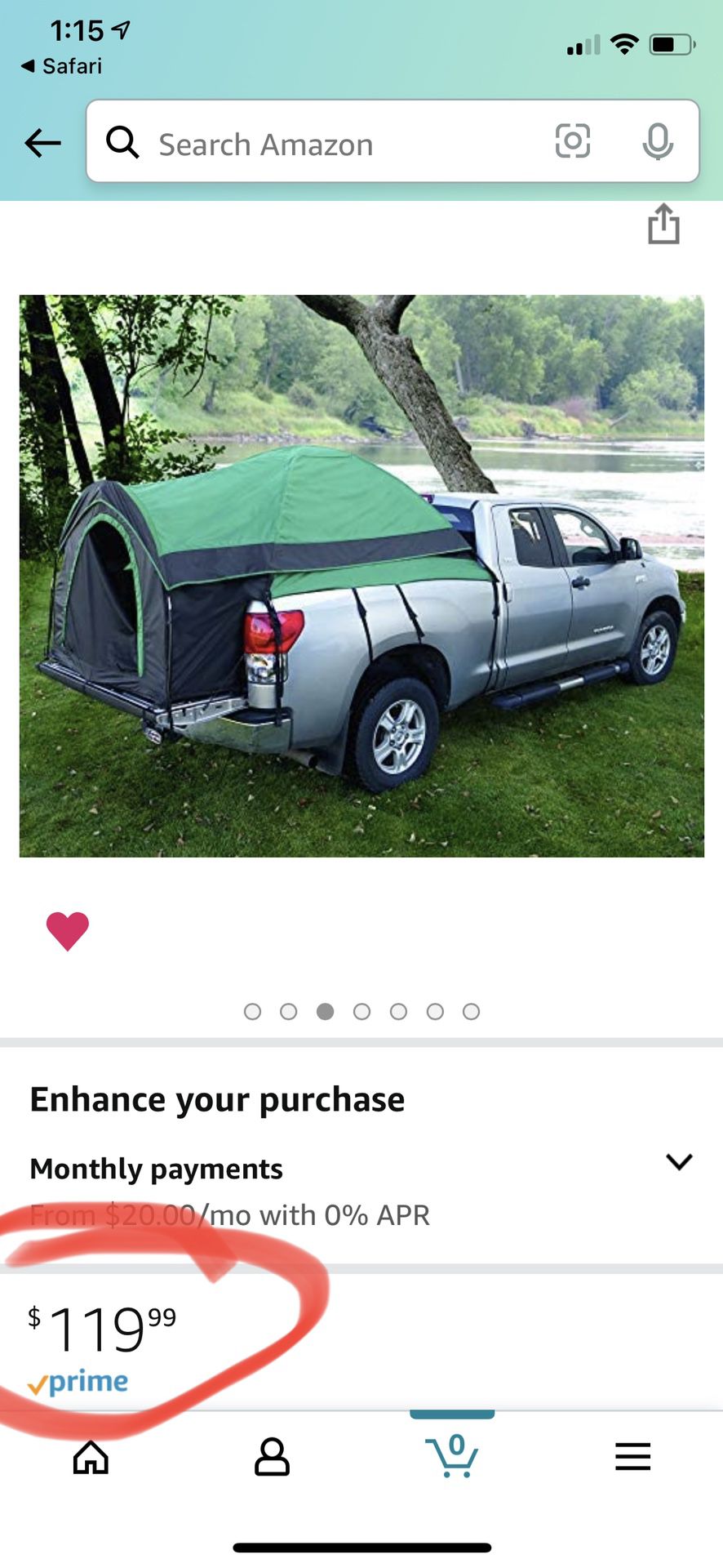 Bed Truck Tent - NEW! 