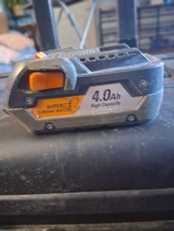 Rigid 18 volt 4.0 ah battery