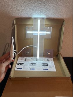LED cross, light-up sign