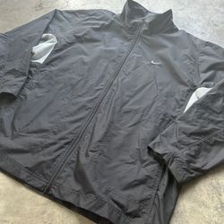 Vintage Y2K Nike Black Windbreaker Jacket