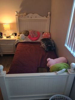 Twin size Bed with new mattress