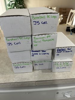 Baseball Cards collection 10 Boxes Like NEW